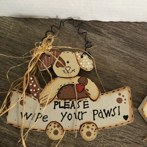 Wipe Your Paws  Wall Decor - Picture 3 of 9